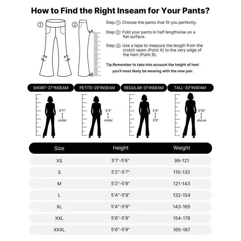 💘Women's 2High-Waist Wide Leg Pants – Business Casual Yoga Dress Pants with Pockets