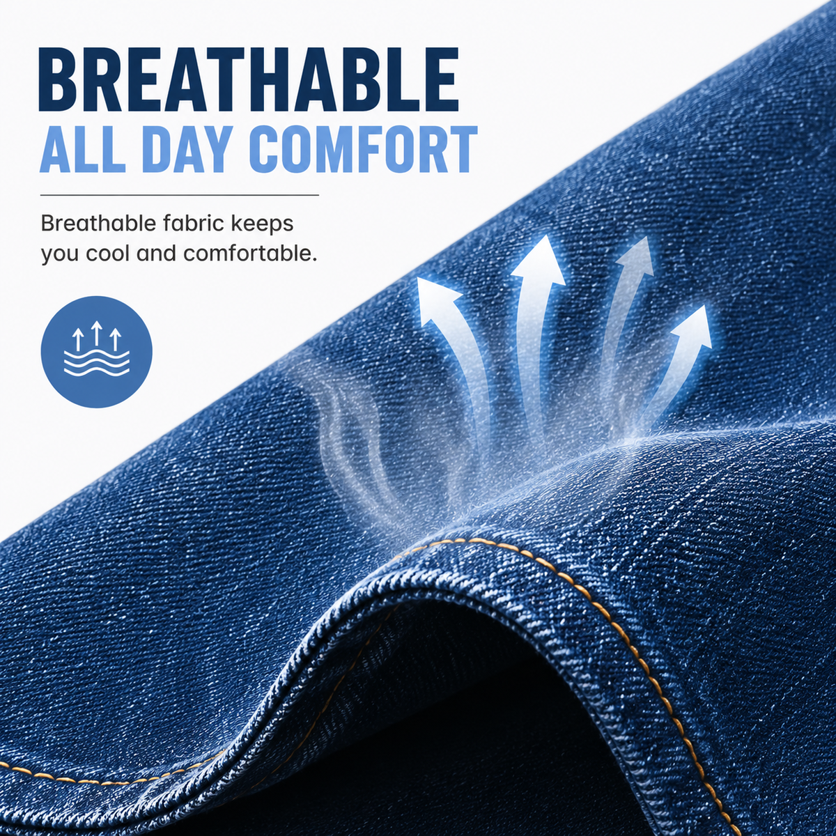 FLEX STRAIGHT JEANS — COMFORT MEETS STYLE 👖